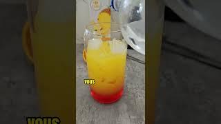 RECETTE : Cocktail sans alcool Sunset Coucher de soleil **LACHOUFAMILY**