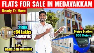 2BHK Flats For Sale In Chennai Medavakkam | Flats For Sale | Sanjaysamy | Vlog #313