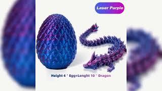 3D Printed Dragon Eggs with Dragon Inside (Unboxing)