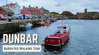 DUNBAR, Scotland | 4K Narrated Walking Tour | Let's Walk 2024