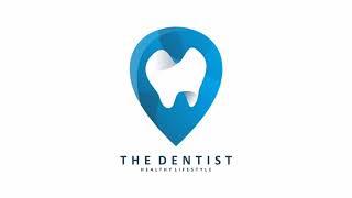 the dentist logo design