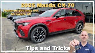 2025 Mazda CX-70 Tips and Tricks | Hidden Features that salespeople may forget to share!