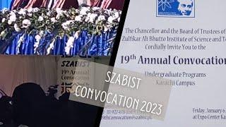 SZABIST Convocation 2023 at Expo Centre | 19th convocation | SZABIST Karachi.