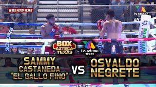 Box Texas | Sammy "El Gallo Fino" Castañeda vs Osvaldo Negrete | Pelea Completa