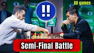 Nepo vs Wesley So ️ | High-Stakes Semi-Final Battle ️ | FIDE World Blitz 2024 