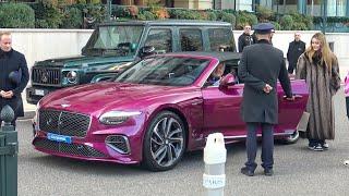 Billionaire Buys NEW BENTLEY CONTINENTAL GTC and Shows It for the First Time at Casino de Monaco!!