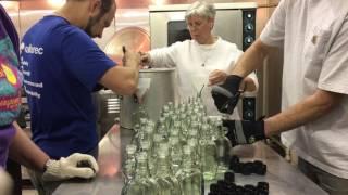 Rocky Ridge Mill Creek Maple syrup - bottling process - behind the scenes