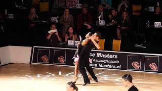 Alexander Chernositov and Arina Grishanina, Amateur Latin, Round of 48, Dutch Open 2018 Samba.