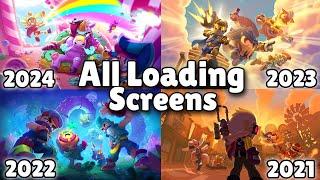 Brawl Stars - All Loading Screen's (2017 - August 2024) #Paintbrawl 