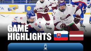 Highlights: Slovakia vs Latvia | 2024 #U18MensWorlds