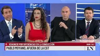 Pablo Moyano renunció a la conducción de la CGT. El pase de Esteban Trebucq y Eduardo Feinmann.