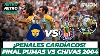 PREVIO A J8: ¡CARDÍACA! Tanda de penales COMPLETA y Pumas CAMPEÓN | Final 2004 | TUDN