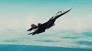 Su-27 Russian Knights Aerobatics: Unbelievable Moves  #DCS #Gaming