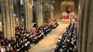 The new Archbishop of Canterbury is enthroned