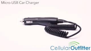 Micro USB Car Charger | CellularOutfitter.com