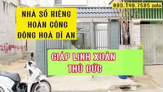 BÁN NHÀ ĐÔNG HOÀ DĨ AN MỚI NHẤT HÔM NAY | NHÀ GIÁ RẺ BÌNH DƯƠNG