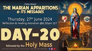 (LIVE) DAY - 20, Marian Apparitions & its Messages; | Thursday | 27 Jun 2024 | DRCColombo