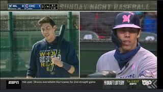 Yelich 2 Minute Swing Interview with Arod 5 12 19