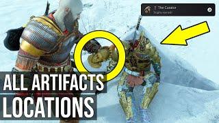 God of War Ragnarok - The Curator Trophy (All Artifacts Locations) (All Artefacts Collectibles)