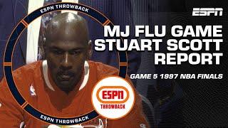 FROM THE VAULT: Stuart Scott reporting on Michael Jordan's flu game ⏮️ | ESPN Throwback