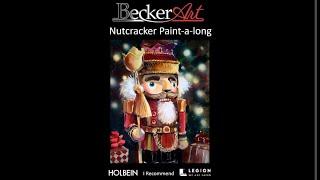 BeckerArt Watercolor Nutcracker Paint-a-long