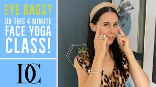 Eye Bags? Do This 4 Minute Face Yoga Class!