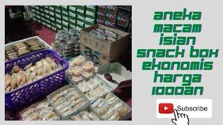 ANEKA MACAM ISIAN SNACK BOX EKONOMIS HARGA 1OOOAN UNTUK JUALAN