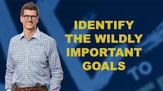 Identify The Wildly Important Goals