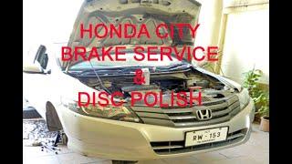 BRAKE SERVICE COMPLETE| Front Wheel| Honda city | Mubashar technical