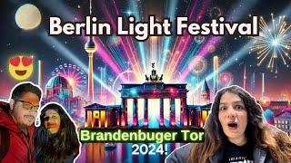 Celebrating Berlin Light Festival 2024: A Magical Night Through Our Eyes!| Indians in Germany