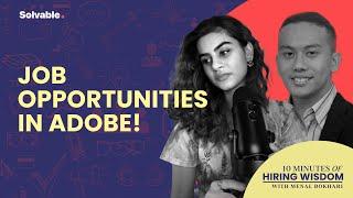 Adobe is hiring! Opportunities, skillsets required & everything you need to know | Solvable Jobs