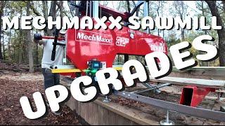 MechMaxx Sawmill Upgrades: On/Off Water Switch & Laser Level. Plus, Overview of Blade Replacement.