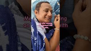 Wife से बहस जीतने की ख़ुशी ️ #funny #shorts #shortsvideo #viral #youtubeshorts #trending #comedy