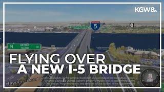 New models give aerial view of Interstate Bridge replacement concepts