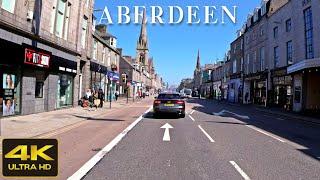 Aberdeen Scotland Driving Tour 2022, 4K 60fps