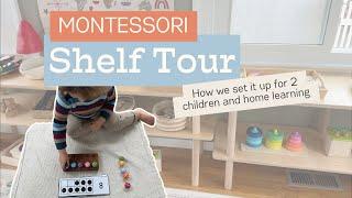 MONTESSORI AT HOME Shelf Tour: How We Arrange Toys for 2 Children and Home Learning