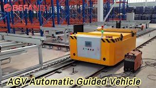 Lithium Battery AGV Automatic Guided Vehicle Cart Trolley RGV Rail Guided Automated