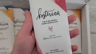 Kosterina - EVOO Dark Chocolate Mezze Box Unboxing - August 2021