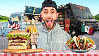 Eating at FOOD TRUCKS from Around the World!