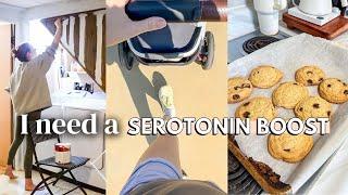 painting, decluttering challenge, training to run a 10k, the BEST cookie recipe & serotonin boosts