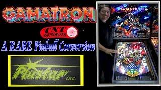 #1203 RARE Pinstar 1985 GAMATRON Pinball Machine & Game Play! TNT Amusements