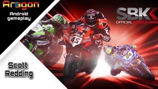 SBK official game for IOS and Android | Scott Redding at Motorland Aragon gameplay