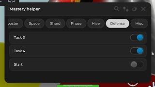 Roblox slap battles - mastery helper | brick, hive, defense