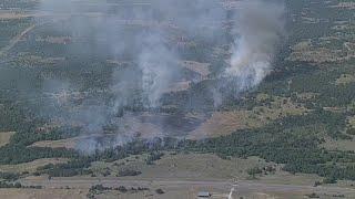 Latest on fire dangers in North Texas as crews battle large grass fire in Parker County