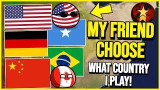 My FRIEND CHOOSE What COUNTRY I PLAY IN ROBLOX RISE OF NATIONS!