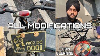 MODIFICATIONS KRDI CYCLE ME | ONLY Rs  500 #cycle #cyclestunt #bicycle #cycleride