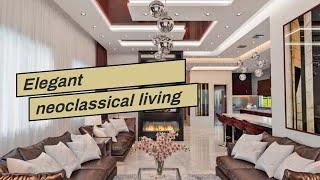 Elegant neoclassical living room design - 88DesignBox for Beginners