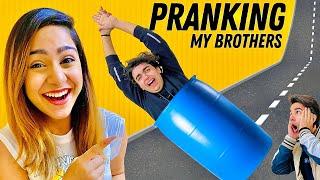 PRANKING MY BROTHERS WITH CRAZY DARES | Rimorav Vlogs