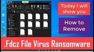 Fdcz Virus (.Fdcz Files) Ransomware Removal + Decrypt Files