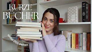 10 KURZE BÜCHER, die du an EINEM TAG lesen kannst | Buchempfehlungen